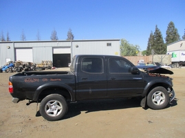 2003 TOYOTA TACOMA PRERUNNER DOUBLE CAB BLACK 3.4L AT 2WD Z16341 